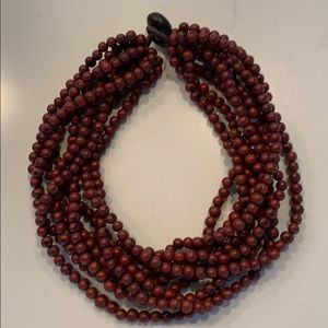 Neiman Marcus multi strand beaded necklace